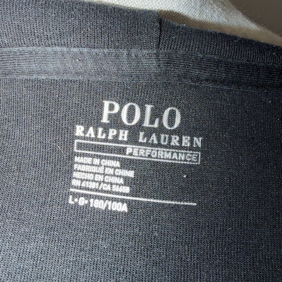 Polo Ralph Lauren Double Knit Black Zip-Up Sweatshirt - Picture 3 of 3